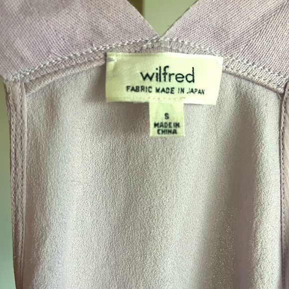 Aritzia Cross-back Faux Wrap Lavender Tank (S) - Picture 2 of 4